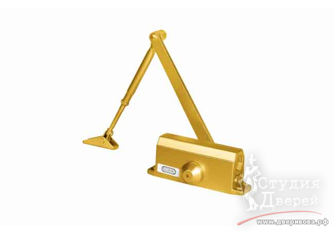 Доводчик дверной PALIDORE 602 (до 50кг) золото морозостойкий