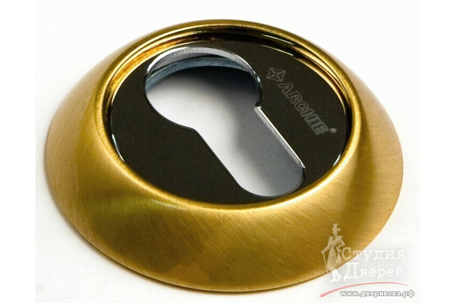 Ключевая накладка (круглой) Archie CL I, Матовое золото