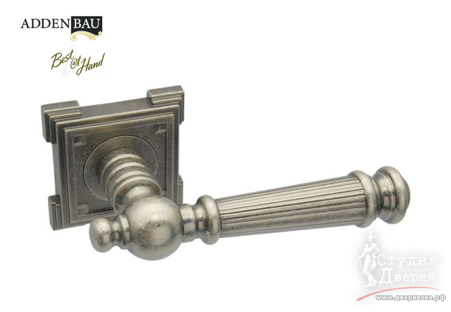 Ручка дверная ADDEN BAU CASTELLO VQ212 AGED SILVER Состаренное серебро